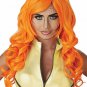 Orange Pop Art Superhero Wig Comic Book Funky Anime Rave Party Cosplay Jean Grey
