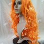 Orange Pop Art Superhero Wig Comic Book Funky Anime Rave Party Cosplay Jean Grey
