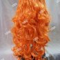 Orange Pop Art Superhero Wig Comic Book Funky Anime Rave Party Cosplay Jean Grey