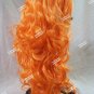 Orange Pop Art Superhero Wig Comic Book Funky Anime Rave Party Cosplay Jean Grey