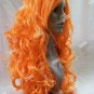 Orange Pop Art Superhero Wig Comic Book Funky Anime Rave Party Cosplay Jean Grey