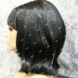 Black Starlet Wig 60s Bouffant Anime Cosplay Retro Sock Hop Waitress Cheerleader