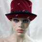 Dark Victorian Vamp Hat Veil Steampunk Cocktail Elizabethan Gothic Widow Dickens Christmas Caroler