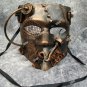 Bronze Steampunk Bauta Costume Face Mask Apocalypse Robot Guy Futuristic Machine