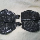 Darkwatch Jericho Cross Costume Knee Pads Vampire Hunter Cyborg Robot Steampunk