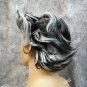 Black White Urban Vampire Wig Gothic Count Grandpa Munster Mad Hatter Wolverine