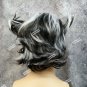 Black White Urban Vampire Wig Gothic Count Grandpa Munster Mad Hatter Wolverine