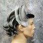 Black White Urban Vampire Wig Gothic Count Grandpa Munster Mad Hatter Wolverine