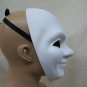 Creepy White Joker Face Costume Mask Purge Faceless Stalker Watchman Mime Comedy