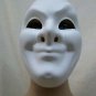 Creepy White Joker Face Costume Mask Purge Faceless Stalker Watchman Mime Comedy