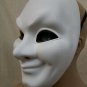 Creepy White Joker Face Costume Mask Purge Faceless Stalker Watchman Mime Comedy