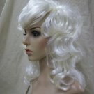Platinum Blonde Dolly Wig Retro 70s Parton Ann Darrow Anna Nicole Marilyn Penny Mrs Santa Claus