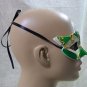 Green Silver Gold Renaissance Eye Mask Masquerade Venetian Harlequin Music Note