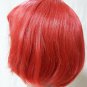 Short Red Va Va Vamp Wig Bobbed Widows Peak Bangs Goth EMO Gal Vampiress Witch