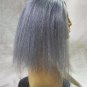 Creepy Vampire Wig Mixed Gray Frizzy Parted Uneven Zombie Hag Witch Crypt Keeper