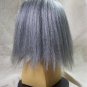 Creepy Vampire Wig Mixed Gray Frizzy Parted Uneven Zombie Hag Witch Crypt Keeper