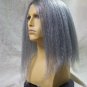 Creepy Vampire Wig Mixed Gray Frizzy Parted Uneven Zombie Hag Witch Crypt Keeper