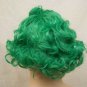 Fun Green Male Candy Creator Wig Oompa Loompa Munchkin Willy Wonka Christmas Elf