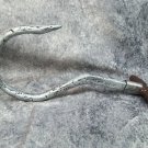 Jumbo Fake Slaughtering Hook Costume Prop Haunted Butcher Meat Shop Scarecrow