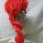Red & Black Troublemaker Wig Shaved Side Mullet Sexy Rocker Messy Hard Core Punk