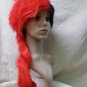 Red & Black Troublemaker Wig Shaved Side Mullet Sexy Rocker Messy Hard Core Punk