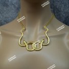 Egyptian Snake Costume Necklace Nile Queen Cleopatra Goddess Serpent Asp Medusa
