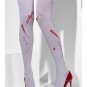 Blood Stain Print Thigh High Stockings Bloody Killer Clown Slasher Lizzie Borden