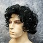 Black 80s Prom King Perm Wig 90s Wedding Singer Unisex Iola Boylan Betty Rubble