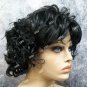 Black 80s Prom King Perm Wig 90s Wedding Singer Unisex Iola Boylan Betty Rubble