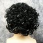 Black 80s Prom King Perm Wig 90s Wedding Singer Unisex Iola Boylan Betty Rubble