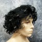 Black 80s Prom King Perm Wig 90s Wedding Singer Unisex Iola Boylan Betty Rubble