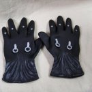 Black Horror Hands Gloves Industrial Executioner Punisher Reaper Don Post Studios Vintage