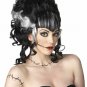 Monster Mistress Costume Wig Bride of Frankenstein Goth Victorian Vampire Madame