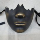 Black Gold Broken Bottom Half Face Costume Mask Muzzle Restraint Part Robot Chin Black Gold Broken Bottom Half Face Costume Mask Muzzle Restraint Part Robot Chin