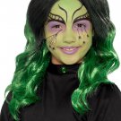 Child Green & Black Witch Wig Dark Roots Wicked Sorceress Comic Anime She Hulk Child Green & Black Witch Wig Dark Roots Wicked Sorceress Comic Anime She Hulk