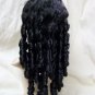 Black Baby Doll Wig Ringlet Curls Civil War Era Southern Belle Mary Todd Lincoln Christmas Caroler