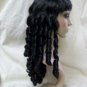 Black Baby Doll Wig Ringlet Curls Civil War Era Southern Belle Mary Todd Lincoln Christmas Caroler