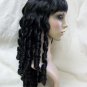 Black Baby Doll Wig Ringlet Curls Civil War Era Southern Belle Mary Todd Lincoln Christmas Caroler
