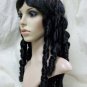 Black Baby Doll Wig Ringlet Curls Civil War Era Southern Belle Mary Todd Lincoln Christmas Caroler