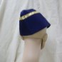 Navy Air Hostess Hat Cap Flight Attendant Stewardess Pilot Fancy Dress Military Force NEW