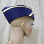 Navy Air Hostess Hat Cap Flight Attendant Stewardess Pilot Fancy Dress Military Force NEW