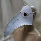 White Plague Doctor Mask Bird Beak Steampunk Medieval Apocalyptic Biohazard Fowl