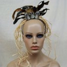 Witch Doctor Headband Skulls Feathers Headpiece VooDoo Priestess Tribal Mambo