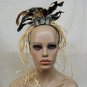 Witch Doctor Headband Skulls Feathers Headpiece VooDoo Priestess Tribal Mambo