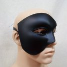 Black Phantom of Opera Half Face Costume Mask Beast Masquerade Ball Venetian Lad Black Phantom of Opera Half Face Costume Mask Beast Masquerade Ball Venetian Lad
