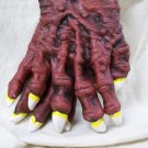 Red Devil Costume Hands Gloves Imp Satan She Devil Demon Claws Vulture Talons