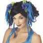 Mixed Blue Fairy Add On Wig Hair Extensions Flora Mother Nature Dark Pixie Elf