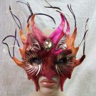 Colorful Mystical Viressa Fairy Mask Steampunk Demon Imp Woodland Forest Goddess