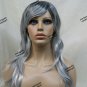 Ghostly Glamour Wig Dark Roots Wicked Witch Dark Sorceress Goth Vampire Phantom