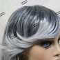 Ghostly Glamour Wig Dark Roots Wicked Witch Dark Sorceress Goth Vampire Phantom